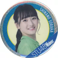 C-7 Prize for "KUJI Hikido STU48 Walker 2024 Online KUJI" by Shinano Roka A Hologram metal badge