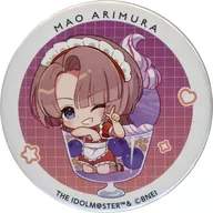 Mao Arimura "Gakuen idol Master ×SWEETS PARADISE 2nd Trading metal badge"