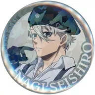 Seishiro calm sea "Blue Rock Trading metal badge Flag"