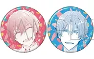 Hajime HAYAKAWA & Kazashi Kazama C metal badge Set (2 Pieces Set) "The moment when you are no longer just friends"