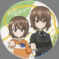 Nishizumi Maho BIG metal badge "GIRLS & PANZER Final Chapter 10 Years Memory"