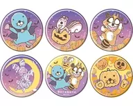 6-type set "metal badge Bonobono 06. Halloween ver. Official Illustration"