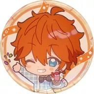 Subaru Akehoshi "Ensemble Stars! ENSEMBLE HOLIDAY! ×animatecafe Drawing Visual metal badge Collection (A Group)"