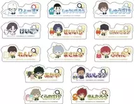 全13種セット 「新テニスの王子様×サンリオキャラクターズ おなまえプレートバッジ 01/中学生デザイン(描き下ろしイラスト)」