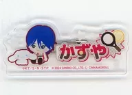 徳川カズヤ/シナモロール 「新テニスの王子様×サンリオキャラクターズ おなまえプレートバッジ 02/高校生デザイン(描き下ろしイラスト)」