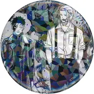 17.六平千鉱と柴登吾 週刊少年ジャンプ オールスター缶バッジ 第1弾 「カグラバチ」 ジャンプキャラクターズストア限定