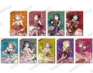 All 9 kinds set "Love Live! School idol Festival Katsugi Hologram metal badge Collection Aqours Valentine edition Part2 ver."