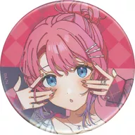 Meru Kuramochi and "Virtual YouTuber Ni Jisan Fashionable Autumn Random Mat metal badge"