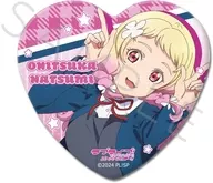 SI. Natsumi Onizuka Heart-shaped metal badge No. 4 "Love Live! Superstar!"