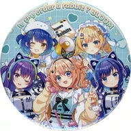 [A la Carte] Light Citrus Group metal badge "Is the Order a Rabbit? BLOOM× Atre Akihabara Is your order Atre? in Akihabara White Chocolate & Blue Popcorn with metal badge" Bundled item