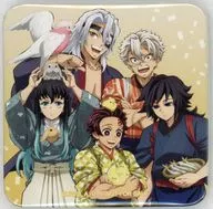 Metal badge cuadrado "Kimetsu no Yaiba in parque zoológico de Tobu Animal Practice ver. Trading Glitter metal badge" Event Limited Box Purchase benefits