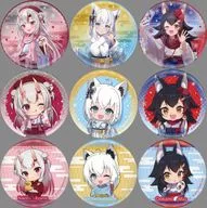 9 kinds set "Virtual YouTuber Hololive Iroha ni Hoheto Ayafubumi × Toshimaen Niwa no Yu Trading metal badge"