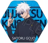 VA. Gogo GOJO hexagonal metal badge' Jujutsu Kaisen - Kaedama and Tamaori -'