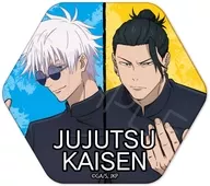 VD. Gojo & Natsuyu Rokkaku metal badge' Jujutsu Kaisen - Kaedama and Tamaori -'