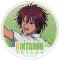 Toyama Kintaro "Shin Tennis-no Oji-sama x Meat Soup Dumplings Dandadan Trading Life-size Glitter metal badge"