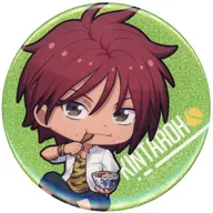 Tozan Kintaro "Shin Tennis-no Oji-sama x Meat Soup Dumplings Danda-dan Trading Mini Character Glitter metal badge"