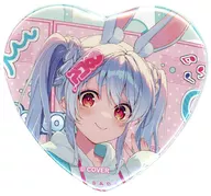 Usaida Pekora heart-shaped metal badge "Virtual YouTuber Hololive holoReve collection no. 3 ONLY SHOP & Fair"