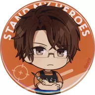 Tsukasa Asagiri,' Stand my Heroes × Bakudanyaki Honpo (2023) Trading metal badge B (Tokyo Metropolitan Police Department, Revel, Seno Lab)'