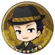 Mycroft Holmes "Moriarty metal badge 12. Celebration ver. (Mini Character Illustrated)"