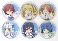 [Item Individual] Conjunto de 6 tipos de emblemas de caractere agregado "Software PS4/Switch/PC Promete a este aozora - Refinar Famitsu DX Pack 3D Crystal Set" Bônus especial
