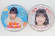 Cape Nanako metal badge 2-Piece Set! "Invitation from Nanako-Nakoto ~ Pretty Good Spring Vacation in Osaka ~ 2024 spring"