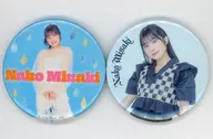 Cape Nanako metal badge 2-Piece Set! "Invitation from Nanako-Nakoto ~ Pretty Good Spring Vacation in Osaka ~ 2024 spring"