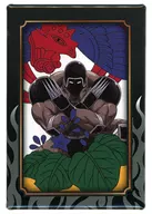 Kinnikuman Trading Hanafuda Pattern metal badge
