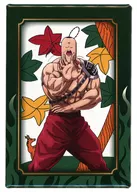 Kinnikuman Trading Hanafuda Pattern metal badge