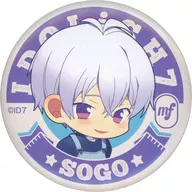 Sogo Osaka (Mini Character) "Ideal Seven x Lawson metal badge (B)"