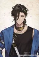 Sasanuki "Token Ranmai -ONLINE - Square metal badge Collection (Standing in the Clown) "