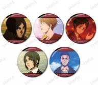 Ellen Jaeger Scene photograph metal badge 5-Piece Set Vol. 2 "Attack on Titan"