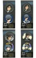 4-Type Set metal badge 2-Piece Set "KUJI Rack Black Butler - Boarding School Edition -" N Prize