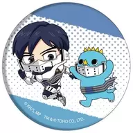 飯田天哉×ちびアンギラス 「缶バッジ 僕のヒーローアカデミア×ちびゴジラ 01.ミニキャライラスト」