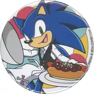 Sonic the Hedgehog metal badge "Virtual YouTuber Hololive Dog, God Korone × Sonic the Hedgehog Sonikoro 2024 Collaboration café Shadokoro EDITION"