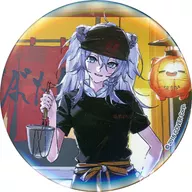 獅白 botan (cuerpo o cuerpo) "Virtual YouTuber Hololive 獅白 Botan × roca de carbón Noodya Ramen Noodya Trading metal badge"