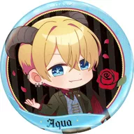 Aikyu HOSHINO Aikai (Aqua / Mini Character) "[Sukenoko] x Bic Camera Group Goods Fair Black Devil Stars Random metal badge"