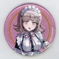 Chiaki Shitsumi "DANGANRONPA Series × Ame POP UP SHOP in Marui Ame's illustration maid & butler ver. Trading Glitter metal badge"