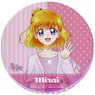 Relax ver. BIG metal badge "MAHO GIRLS PRECURE!! ~ MIRAI DAYS ~ POPUP SHOP in PickUp Rankine Shibuya-chi Kamichi" drawn by Mirai Asahina.