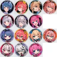Conjunto de 14 tipos metal badge "DMM Scratch! Nijisanji Secret Party" E-Award