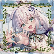 Hakujo Fubuki's idol Fubu-chan's square metal badge "Virtual YouTuber Hololive Hakujo Fubuki's summer encouragement Fubu-chan Fair!"