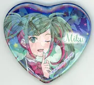 Sekai no Hatsune Miku in the class Kirakira Big Heart Type metal badge Vol. 1 (EX) "Geki-version プロジェクトセカイ : Broken Sekai and Cannot Sing Miku"