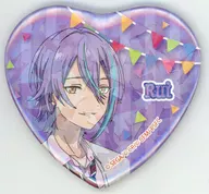 Shindai-rui Sparkling Big Heart Shaped metal badge Vol. 1 (EX) "Geki-version プロジェクトセカイ : Broken Sekai and Cannot Sing Miku"