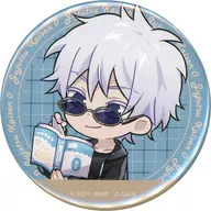 Satoru Gojo (desk) metal badge "Maru KUJI Gekijo Jujutsu Kaisen 0 Nakaku Reading Time" Small blessing 11