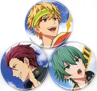 [Single Item] Minowa Totomaru & Konparu Takayuki & Onigashima Phoenix Painted metal badge 3-piece Set "Switch Soft Kenka Bancho Otome Double Pack Animate Limited Set" Bonus included