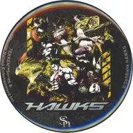 Set (real) Large metal badge "TEKKEN x Fukuoka Soft Bank Hawks"