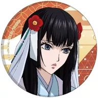 Shiratama "Un cuervo no elige a su amo, metal badge 01. Ilustración oficial".