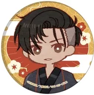 Sumio, "Un cuervo no elige a su amo, metal badge 02. Retro Art Illustration".