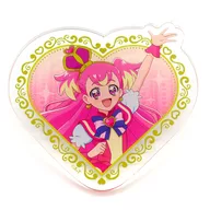 Cure Wonderful Acrylic Badge "Wanda Furu Pukyua! x Sky Garden"