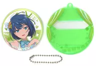 Haruka Kirizaku (MORE MORE JUMP!) metal badge & Case Set "Sega Lucky KUJI Theater Version プロジェクトセカイ Broken Sekai and Cannot Sing Miku" E Prize