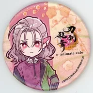 The First ×animatecafe of the 10th Anniversary : Sword Dance -ONLINE - metal badge with a mount kneeling in Murakumoe